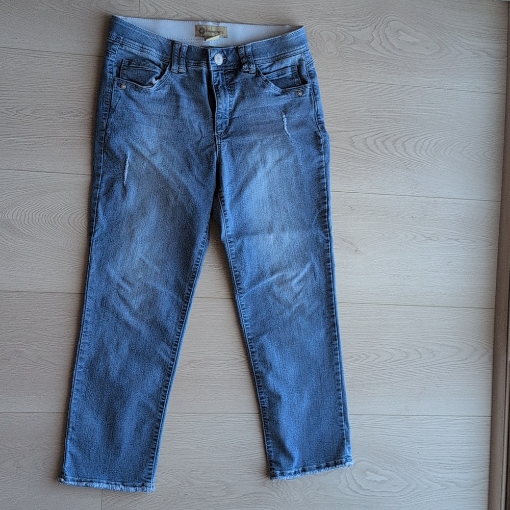 Democracy Skinny Jeans in Light Blue Denim